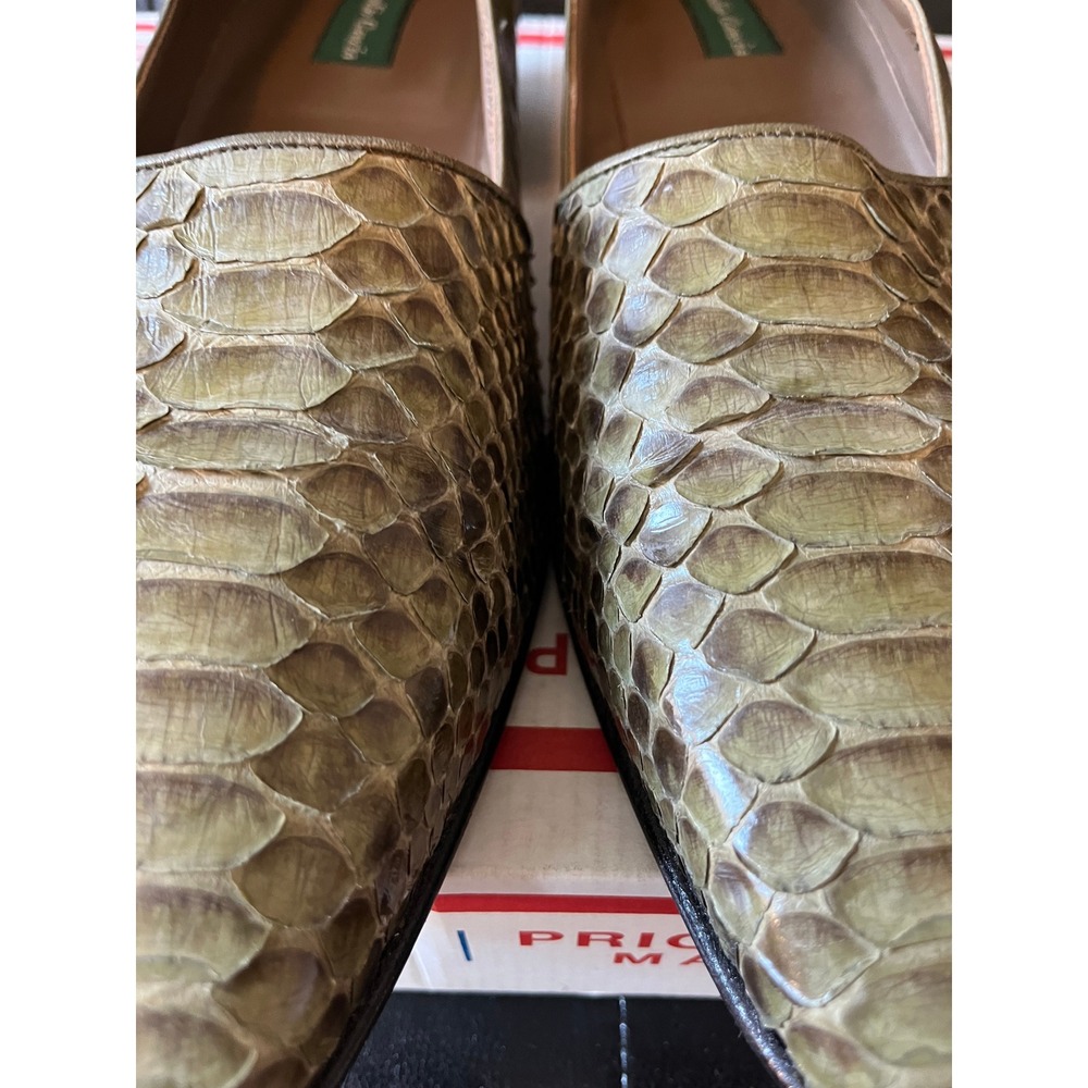 Aurelio Garcia Python Leather Loafers - Picture 3 of 8